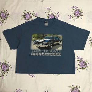 American muscle Blue T-shirt